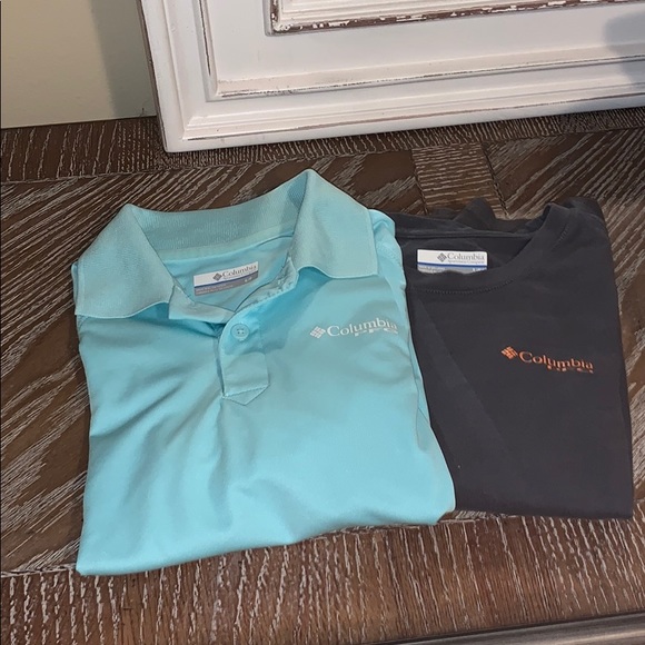 Columbia long sleeve tee and Columbia polo - Picture 1 of 2